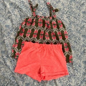 Carters top and short